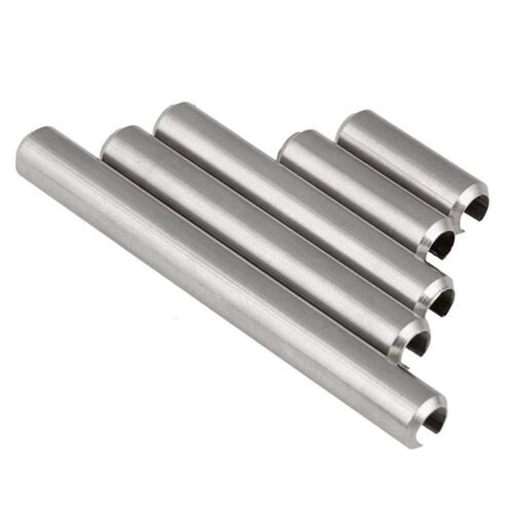 2.5mm M2.5 Spring Tension Pins - 304 Stainless Steel Split Dowel Roll Pins (60Pcs, 20mm Length) - Perfect for Machinery, Automotive & DIY Projects