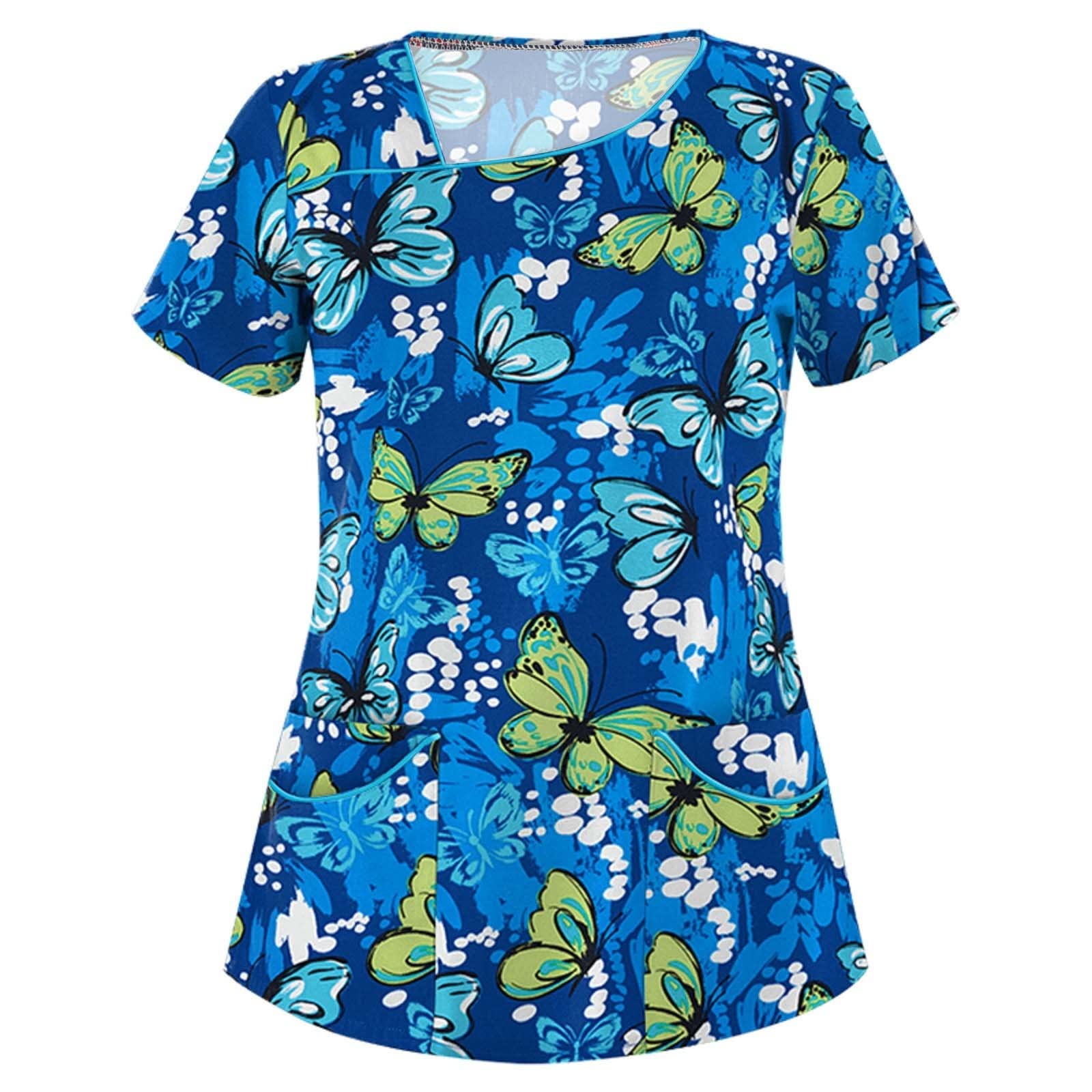 Women's Summer Fashion Short Sleeve Blouse - Comfortable Work Shirt & Casual Tops for Office, Outing, Dating | Spring 2022 Collection | Womens Clothing