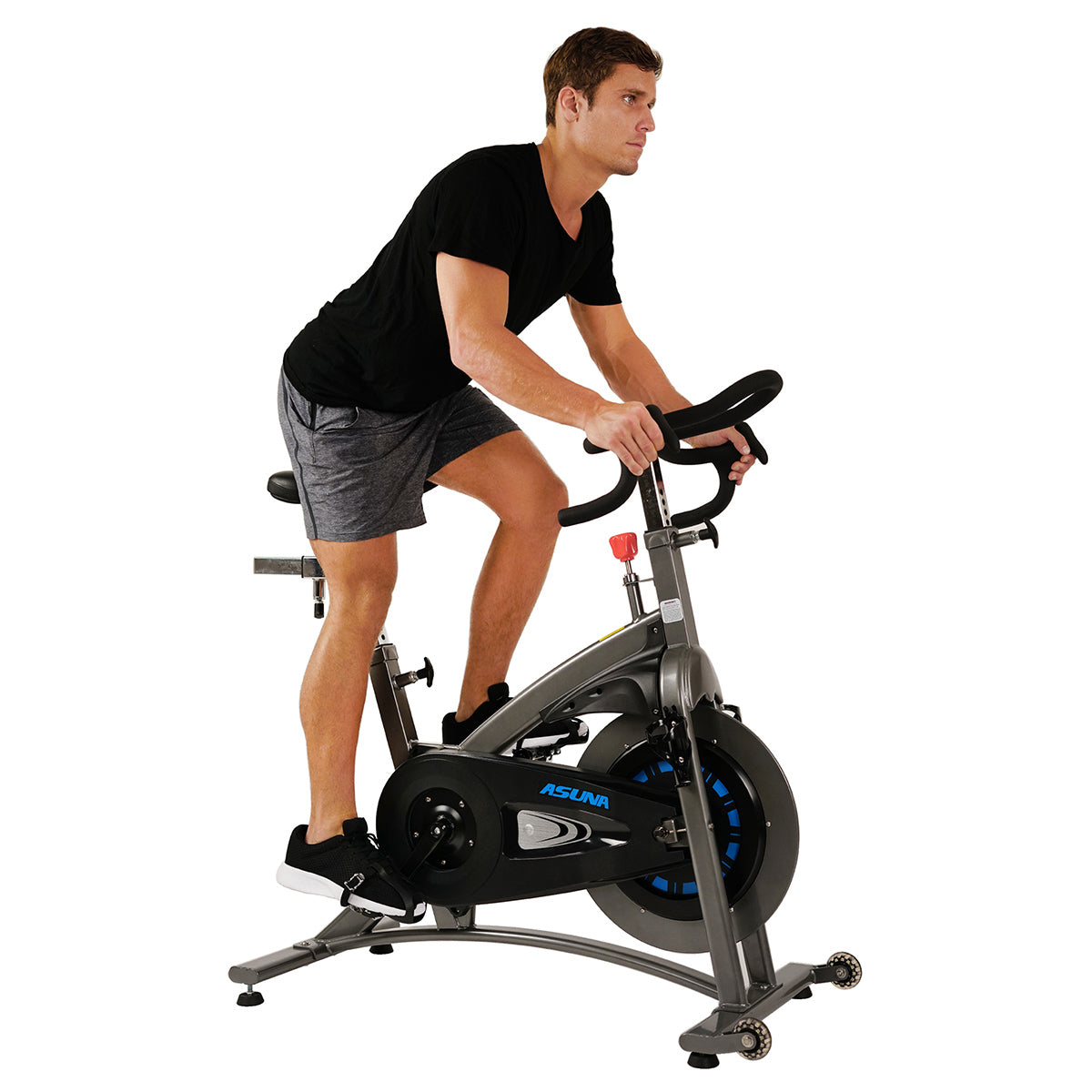 Premium Magnetic Chain Drive Turbo Commercial Indoor Cycling Bike - Heavy Duty Exercise Bike for Home & Gym Workouts - Perfect for Cardio, Endurance Training & Spin Classes