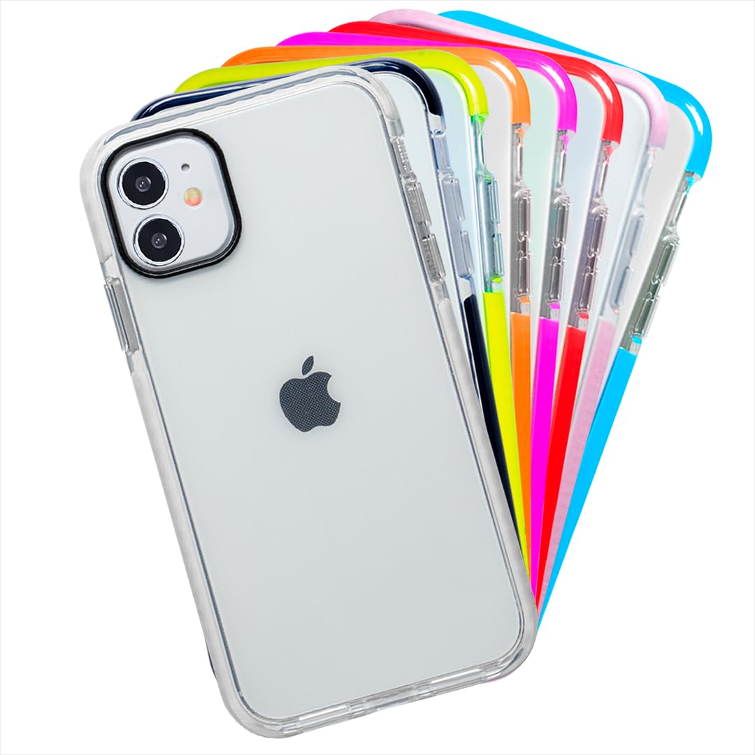**Shockproof Heavy Duty Case for iPhone 12 Mini - Ultra Impact Protection with White Border | Perfect for Outdoor, Travel & Active Lifestyles**