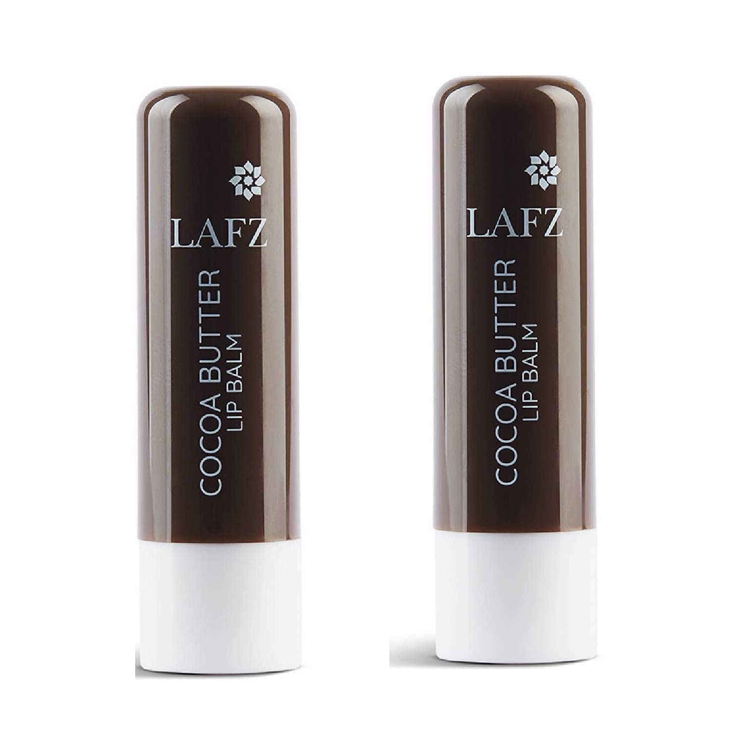 LAFZ Cocoa Butter Lip Balm with Vitamin E & Jojoba Oil - SPF Moisturizing Treatment for Dry, Chapped Lips - 100% Vegan, 9g (Pack of 2) - Perfect for Winter Care & Daily Sun Protection
