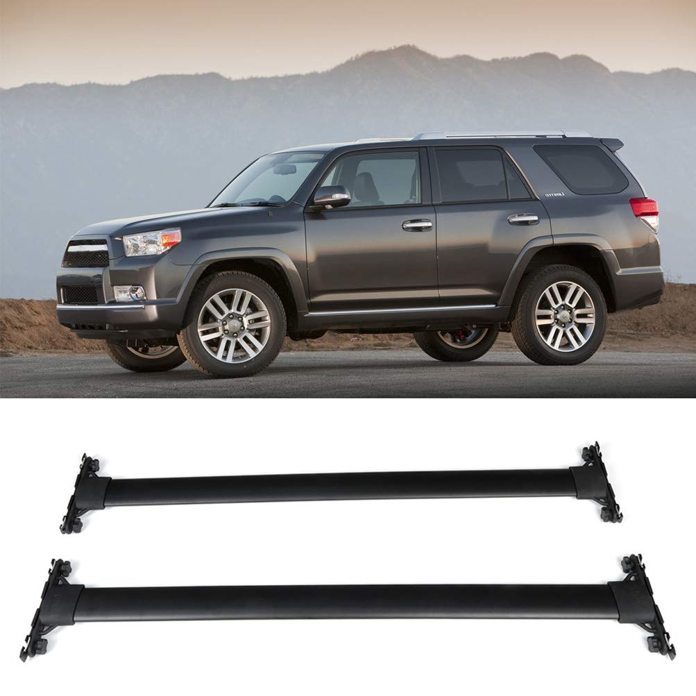 OCPTY Universal Cross Bars Roof Rack for Toyota 4Runner 2010-2022 - Heavy Duty Aluminum Roof Rack System for Cargo Carrier, Kayak, Canoe, Bike, Snowboard, Ski - Perfect for Road Trips & Outdoor Adventures