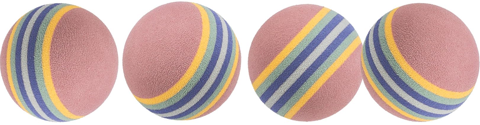 Trixie Rainbow Balls Cat Toy - Colorful Interactive Play Balls for Kittens & Adult Cats - Perfect for Indoor Play, Exercise & Mental Stimulation