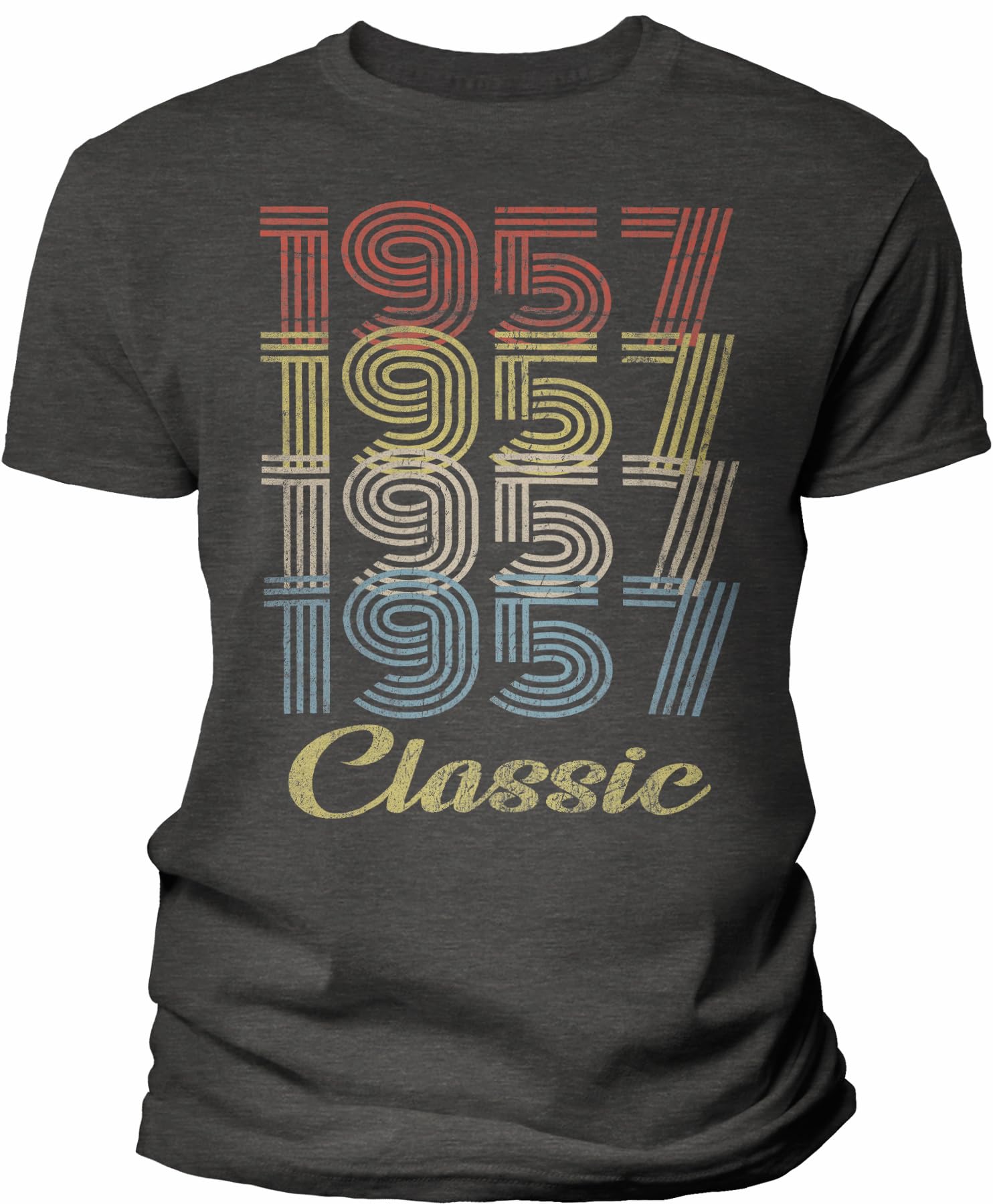 Vintage 1957 Retro 68th Birthday T-Shirt for Men - Classic Funny 68 Year Old Gift Idea - Perfect for Dad, Grandpa & Birthday Parties