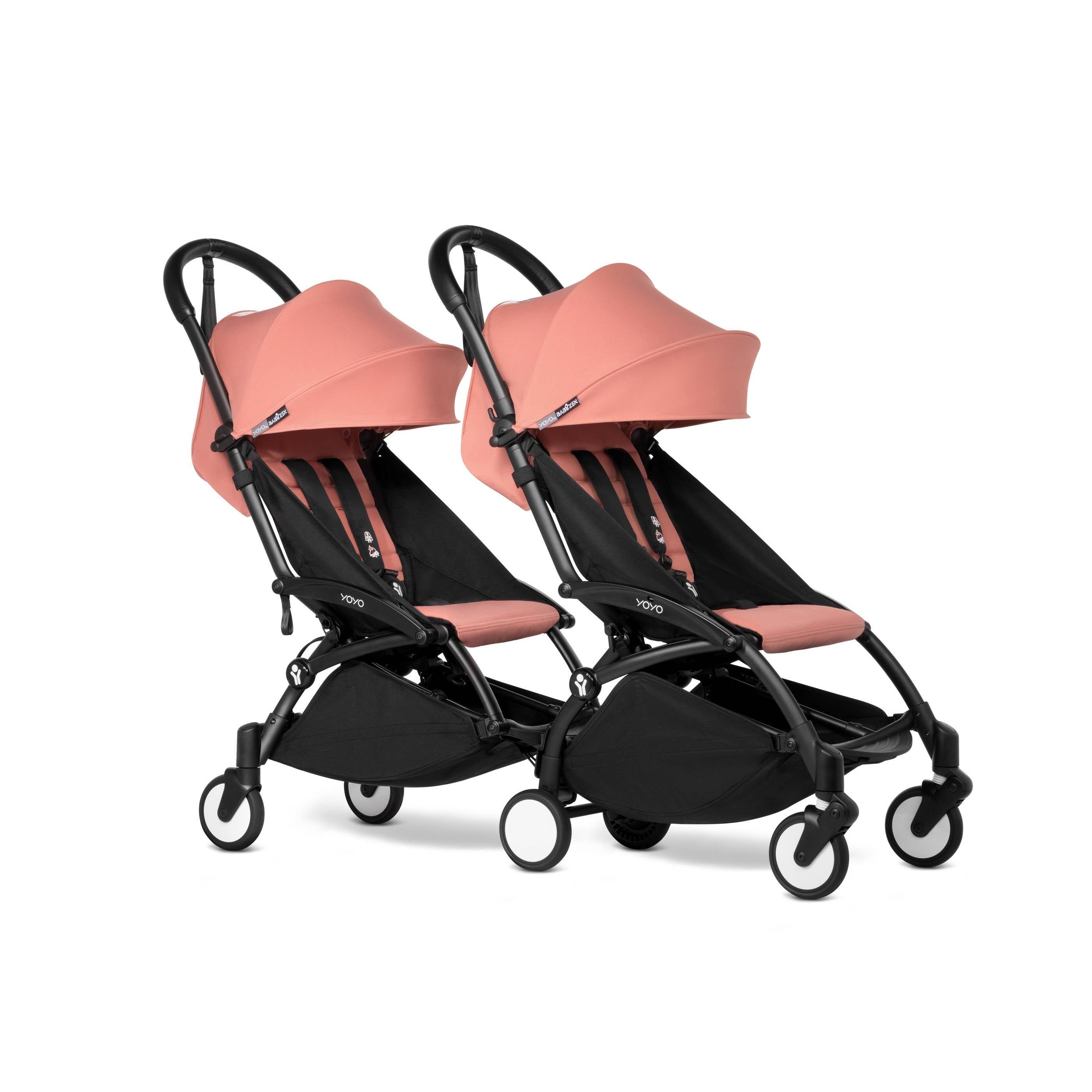 BabyZen YOYO Connect Stroller Frame - Lightweight & Compact Black Travel Stroller for Airports, City Walks & Everyday Use