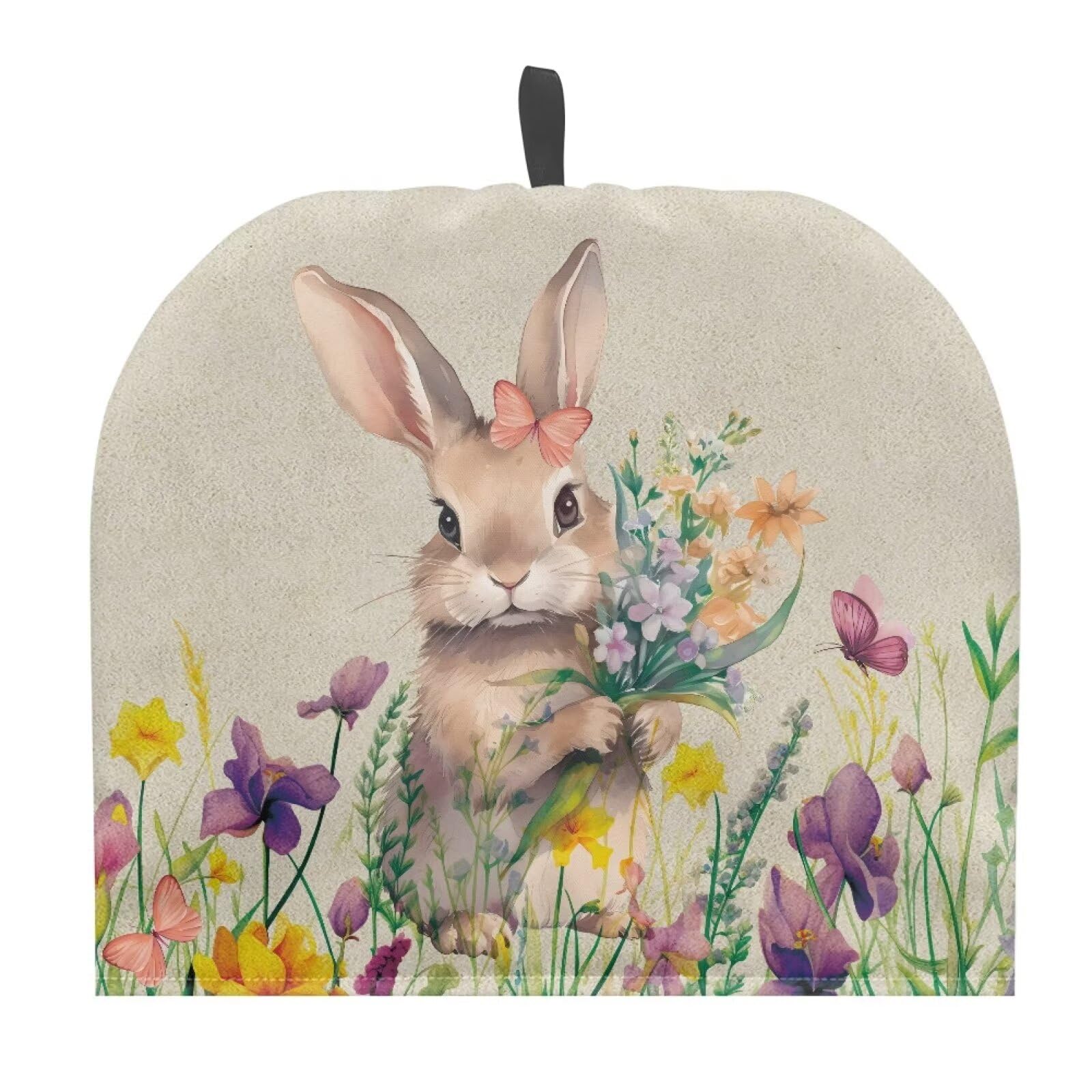 Easter Bunny Tea Cozy for Teapot - Insulated Decorative Teapot Cover, Durable & Lightweight Dome-Shaped Large Tea Cosy - Perfect for Easter Decorations, Tea Parties & Home Kitchen Use