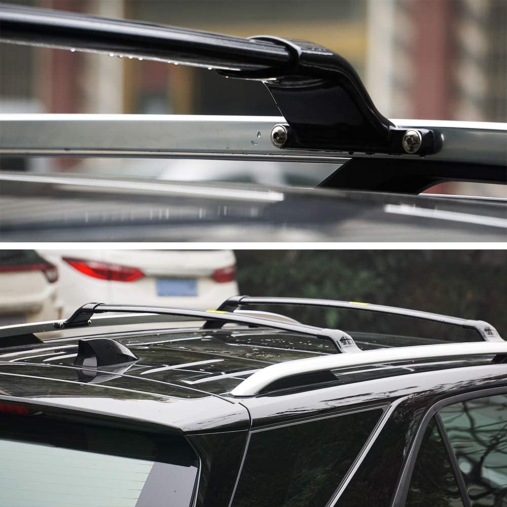 Snailfly 220 LBS Heavy Duty Roof Rack Cross Bars for 2021-2025 Chevy Chevrolet Trailblazer - Black Aluminum Alloy Cargo Carrier Bars - Perfect for Camping, Kayaking & Outdoor Adventures