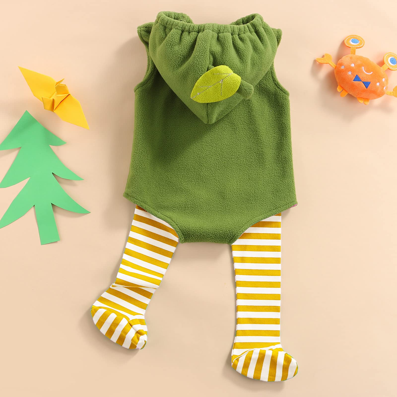 VISGOGO Newborn Baby Romper - Cute Avocado & Pineapple Shaped Jumpsuit for Infant Girls & Boys | Soft Cotton Outfit for Birthday Party, Photo Shoot & Everyday Wear