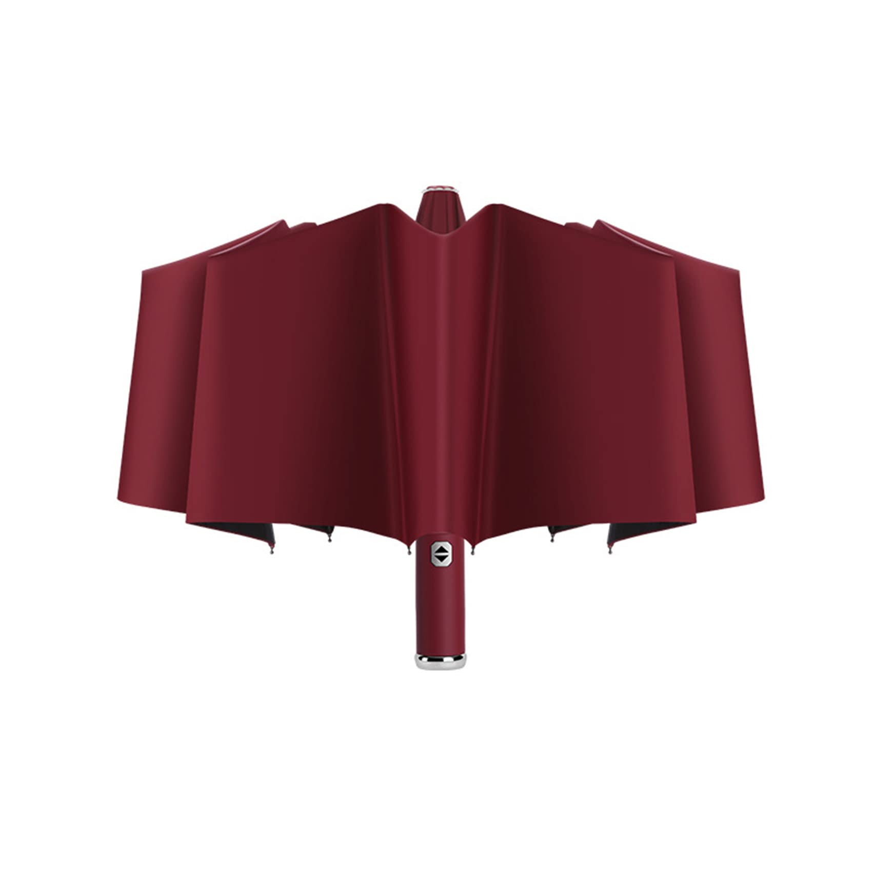 Windproof Automatic Open Close Umbrella with LED Flashlight - Compact Folding Travel Umbrella for Rainy Days, Camping & Emergency Use