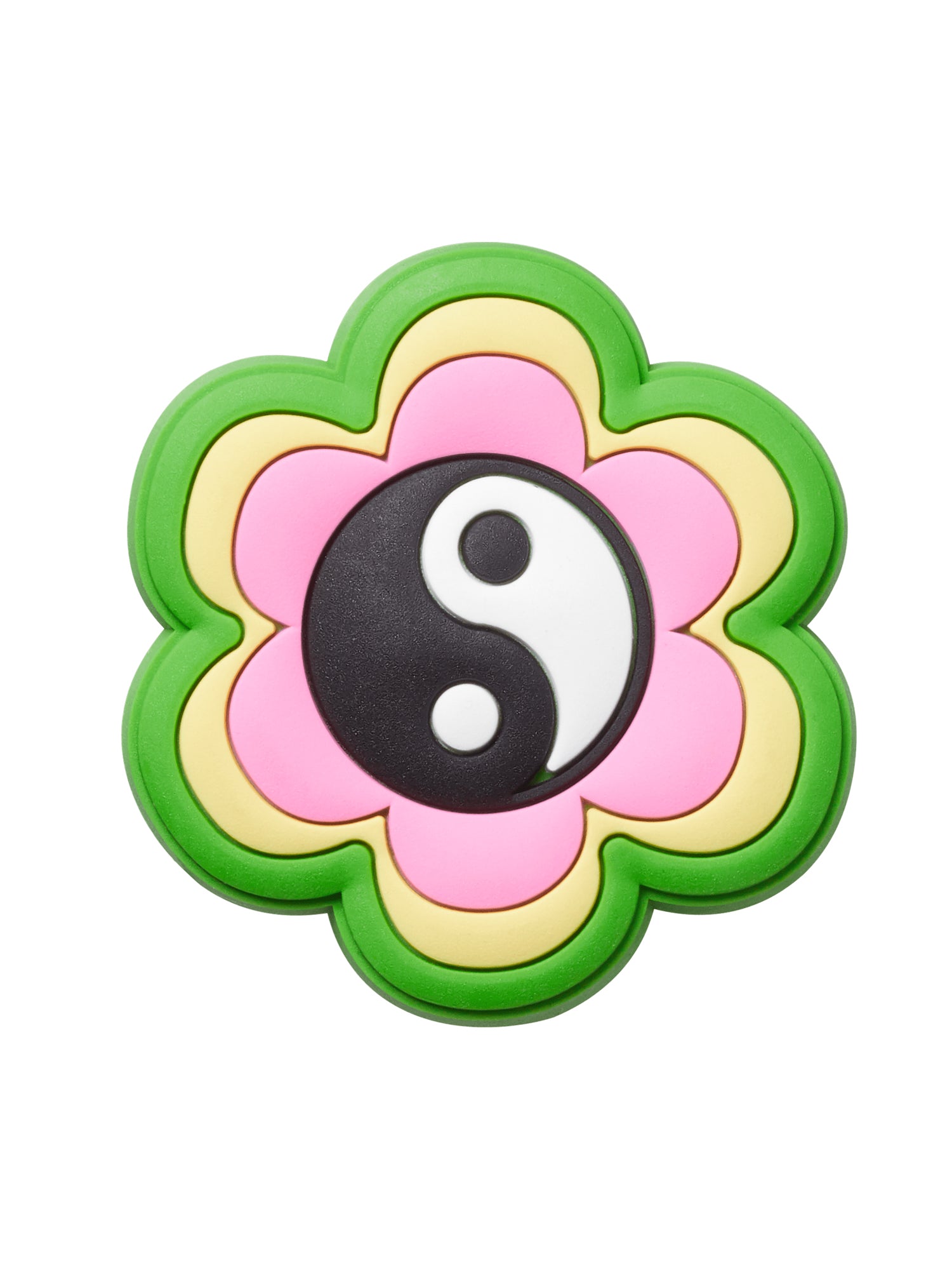 Crocs Jibbitz Flower Yin Yang Charms - Clearance Sale - Fun Shoe Accessories for Kids & Adults - Perfect for Customizing Crocs & Sandals