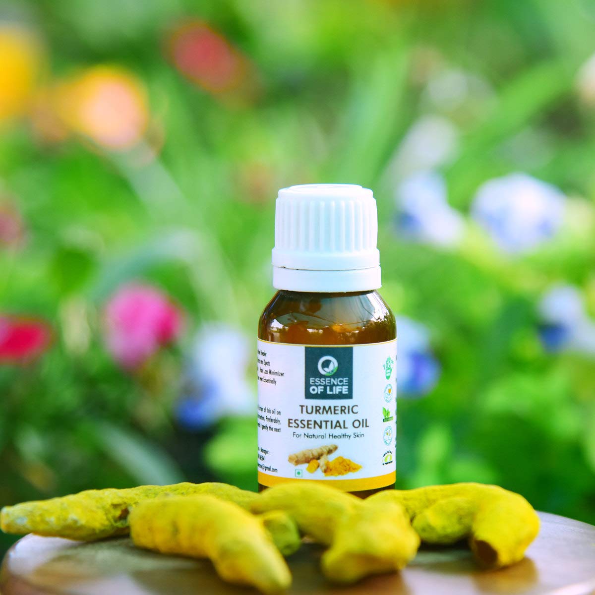 Pure Turmeric Essential Oil for Face & Skin Care - 15ml | Anti-Aging, Brightening & Acne Treatment | Aromatherapy, Massage & DIY Beauty