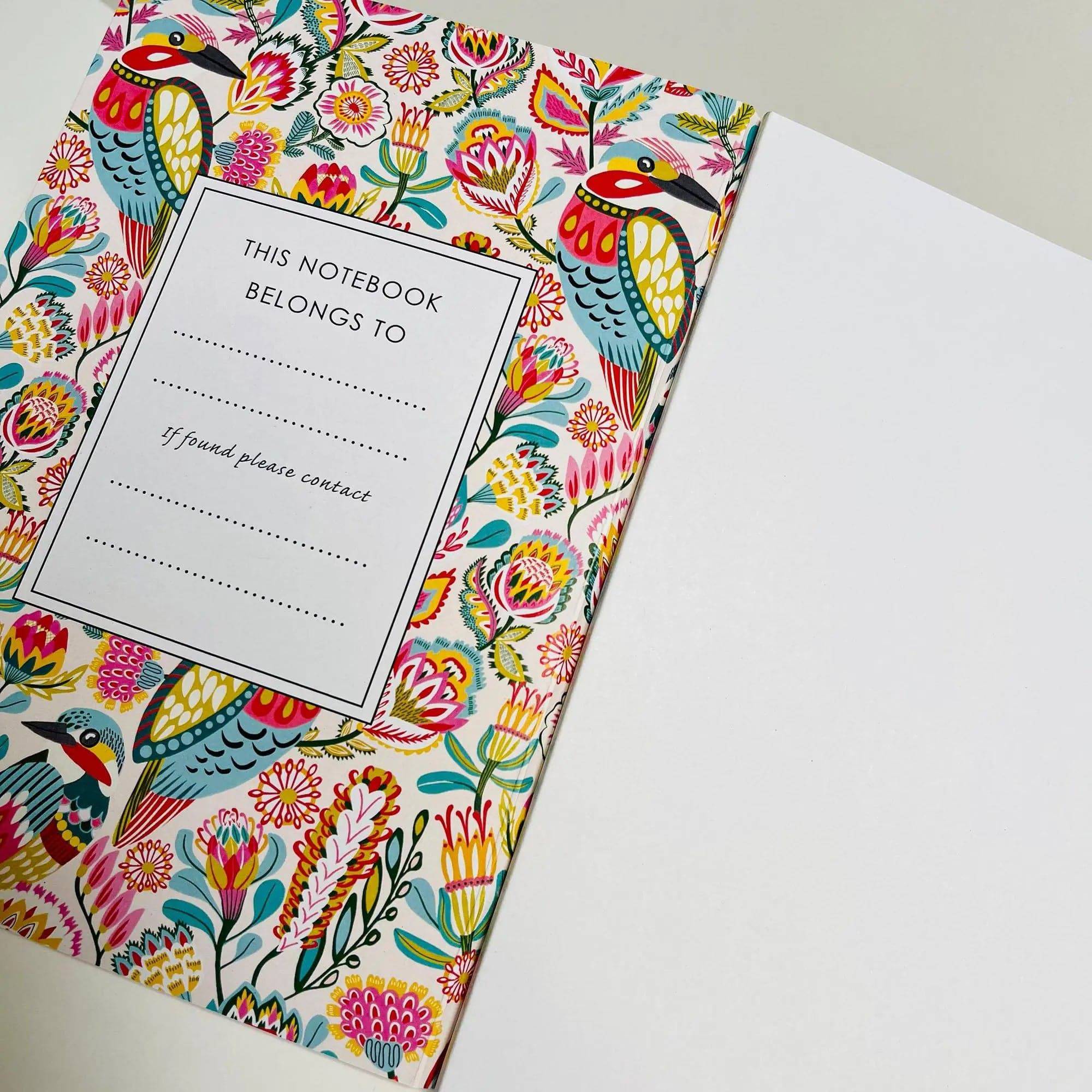 Premium Kingfisher A5 Notebook Set - Lined Journal for Writing, Note Taking & Sketching - Perfect for Students, Office & Travel