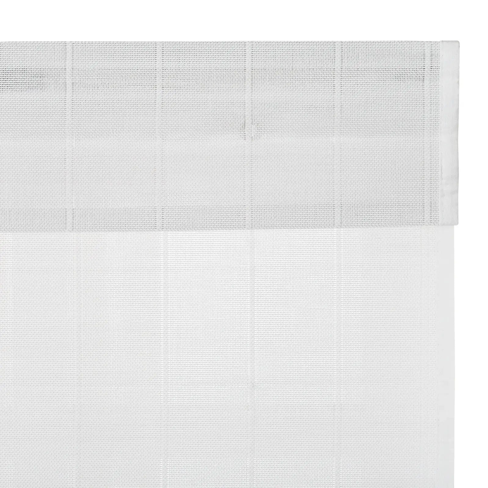 Sybil Bamboo Roman Shade - White Window Blinds for Natural Light Control & Privacy | Perfect for Living Room, Bedroom, or Office Decor