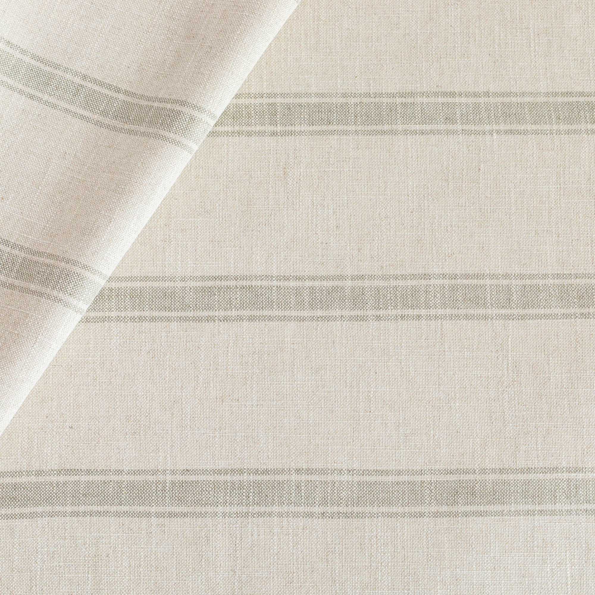 Premium Theo Stripe Fabric by the Yard - Soft & Durable Lake Blue Cotton Material for DIY Sewing, Upholstery & Home Decor Projects | Perfect for Curtains, Pillows & Clothing