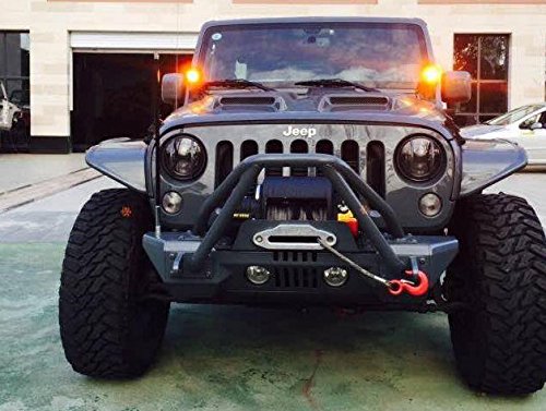 RUN-D Amber Cube LED Driving Lights 3 Inch Off-Road Lights - 1 Pair for Jeep, Truck, ATV & UTV | Waterproof & Durable for Adventure, Camping & Night Driving