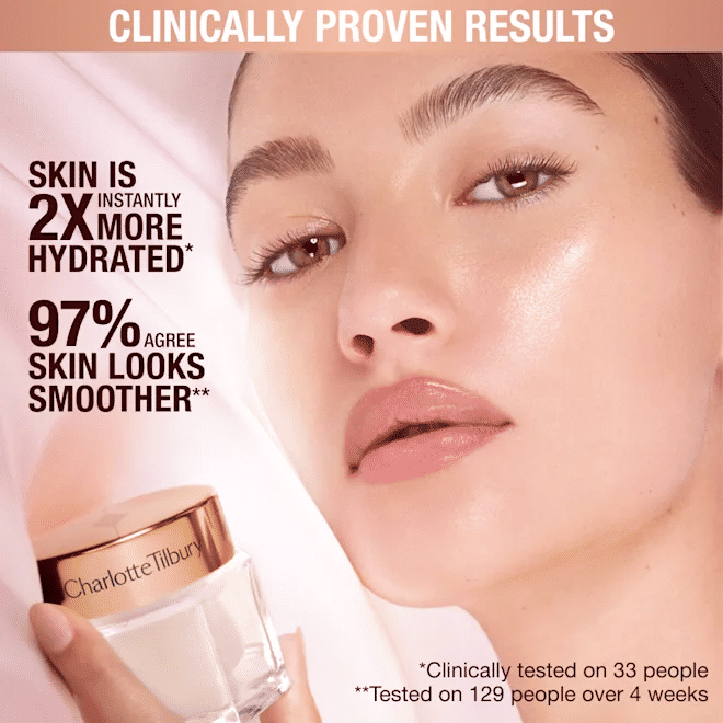Charlotte's Magic Cream - Hydrating & Anti-Aging Face Moisturizer for Dry Skin | Day & Night Cream for Women & Men | Perfect for Daily Skincare Routine & Makeup Prep