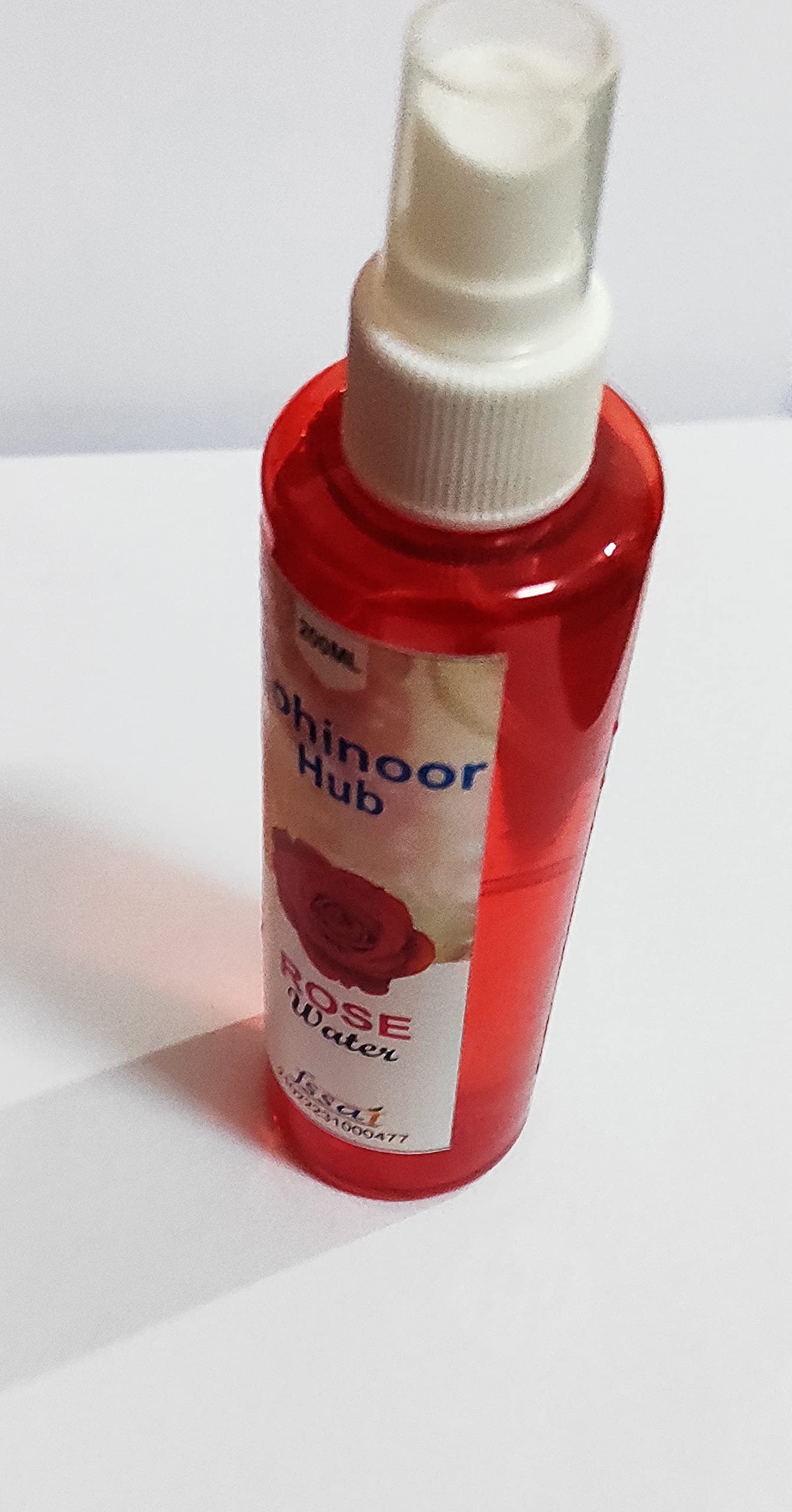 Kohinoor Hub 100% Pure & Natural Rose Water for Skin, Face & Hair Care - Steam Distilled Kannauj Gulab Jal - 200ml Bottle with Pump (Pack of 1) - Hydrating Toner, Makeup Remover & Hair Mist for Daily Beauty Routine