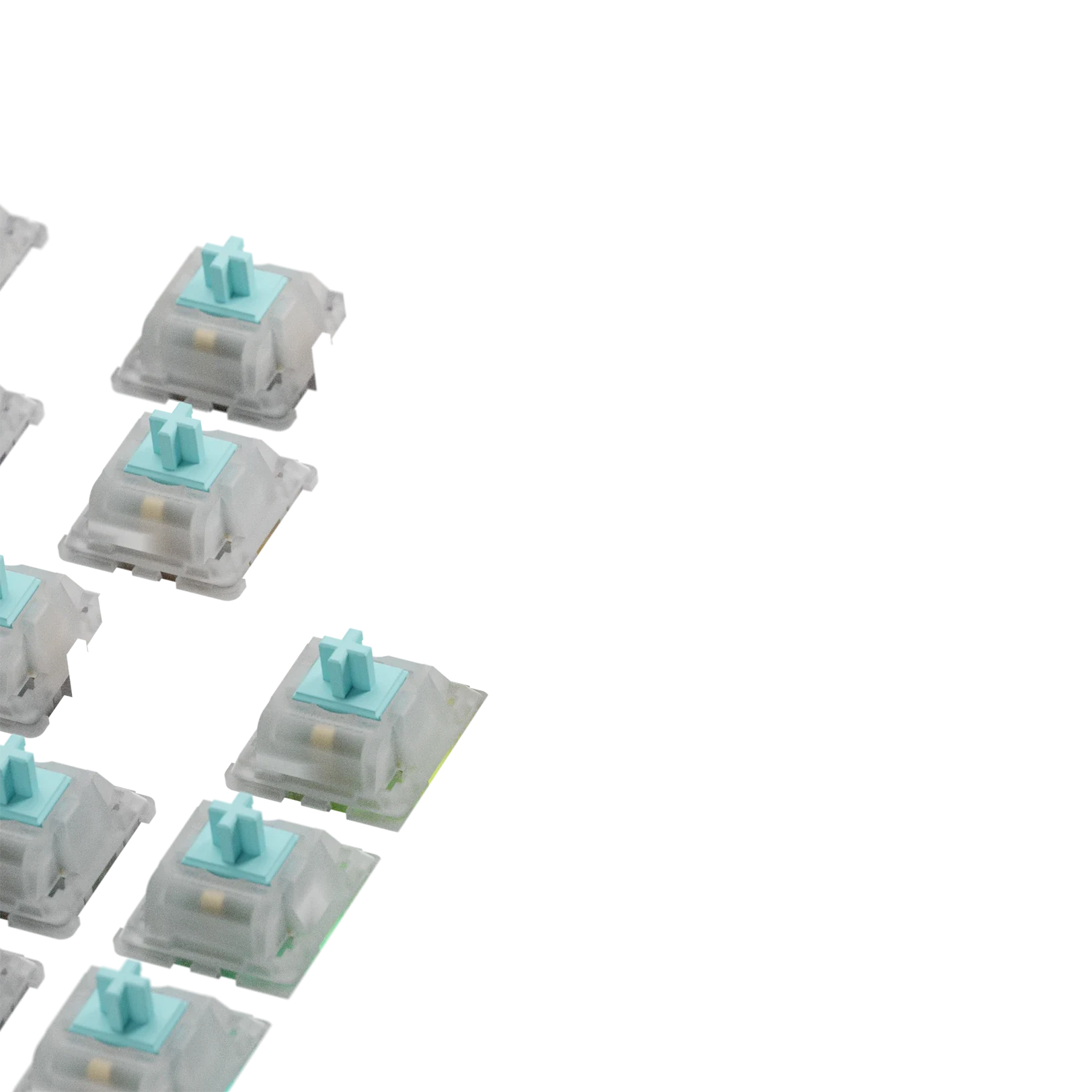 Glorious Lynx Silent MX 65 ANSI Mechanical Keyboard Switches - Linear & Quiet for Gaming, Typing & Office Use