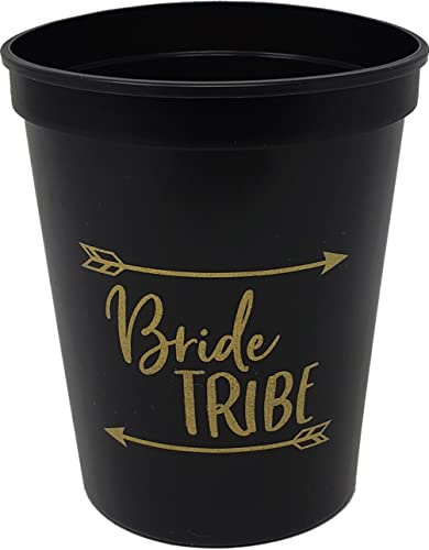 5 Pack - Bride Tribe (Black/Gold)
