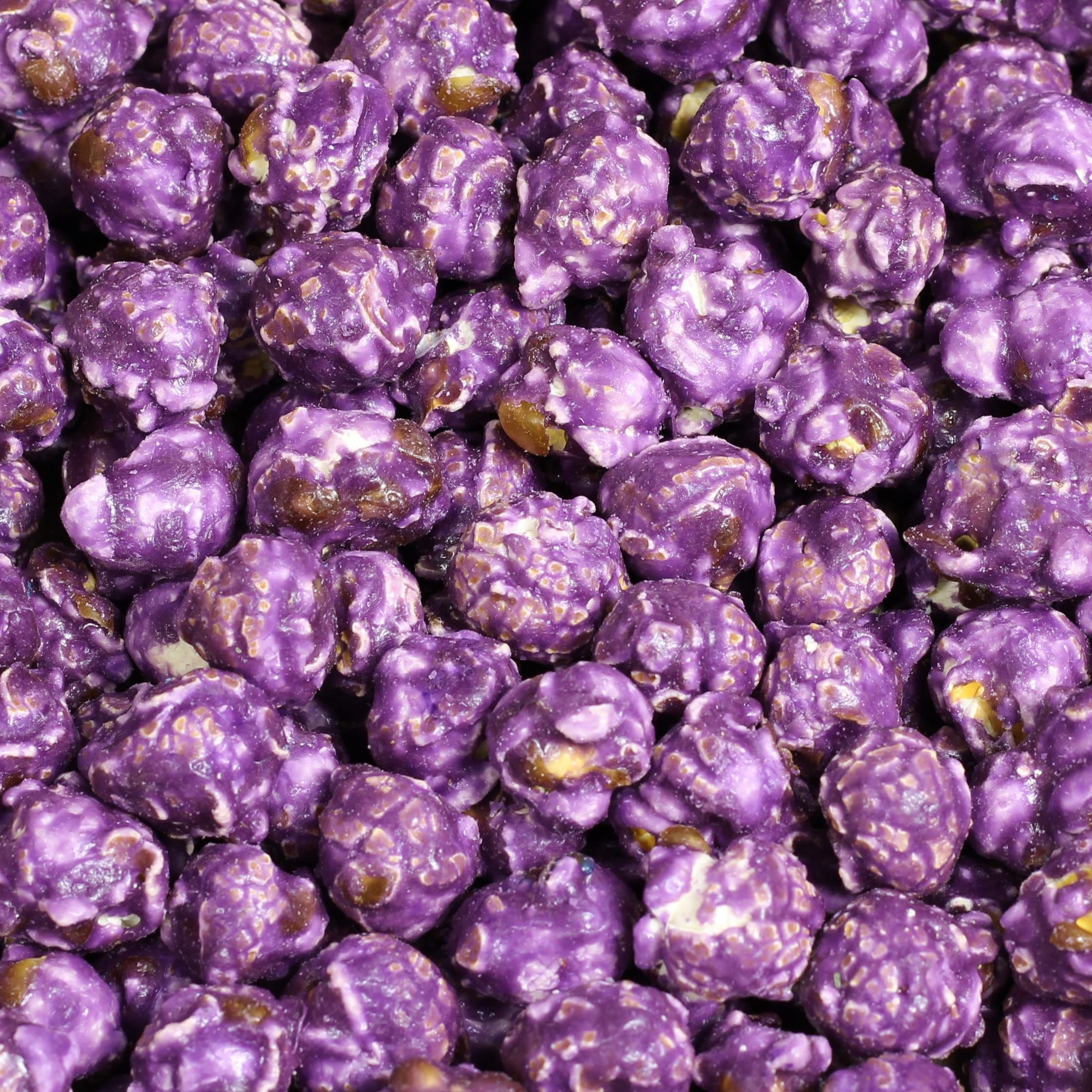 Gourmet Purple Grape Flavored Popcorn - 5 lbs Bulk Bag | Air Popped, Gluten Free, Vegan & Kosher Snack | Perfect for Birthday Parties, Movie Nights & Special Events | It's Delish Brand