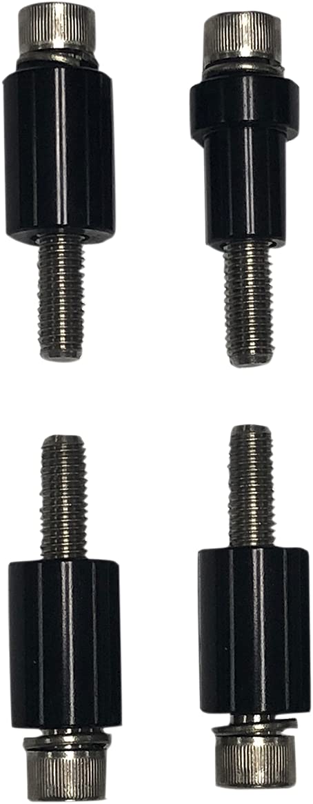Pingel 62153 Motorcycle Driver Floorboard Extenders - Heavy-Duty Black Steel Footrest Widener for Harley Davidson, Comfort Ride & Easy Installation - Perfect for Long Rides & Custom Bike Builds