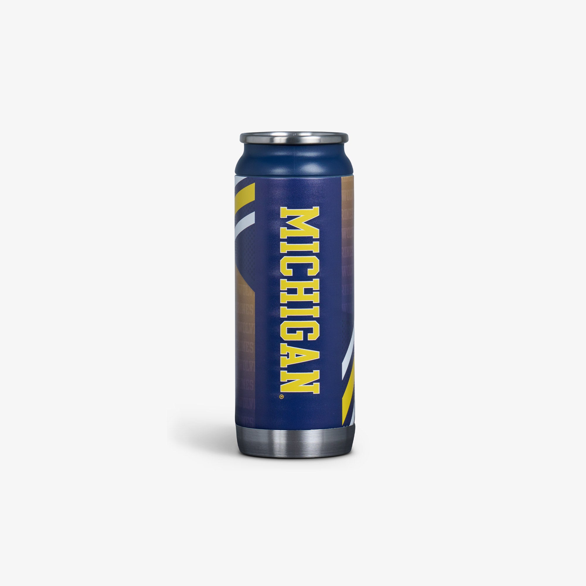 University of Michigan™ 16 Oz Stainless Steel Insulated Tumbler with Lid - Perfect for Coffee, Tea & Cold Drinks at School, Work or Game Day