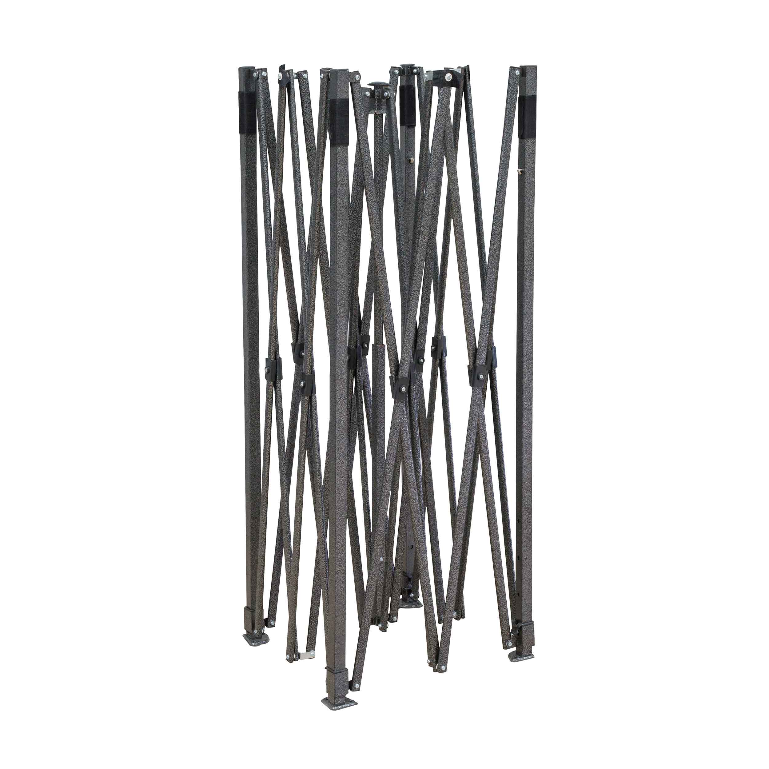 Premium 3x3m Pop Up Gazebo with Water Resistant Canopy - Includes Carry Bag, Stakes & Weight Bags (Grey, DG133) - Perfect for Backyard BBQs, Camping Trips & Outdoor Events