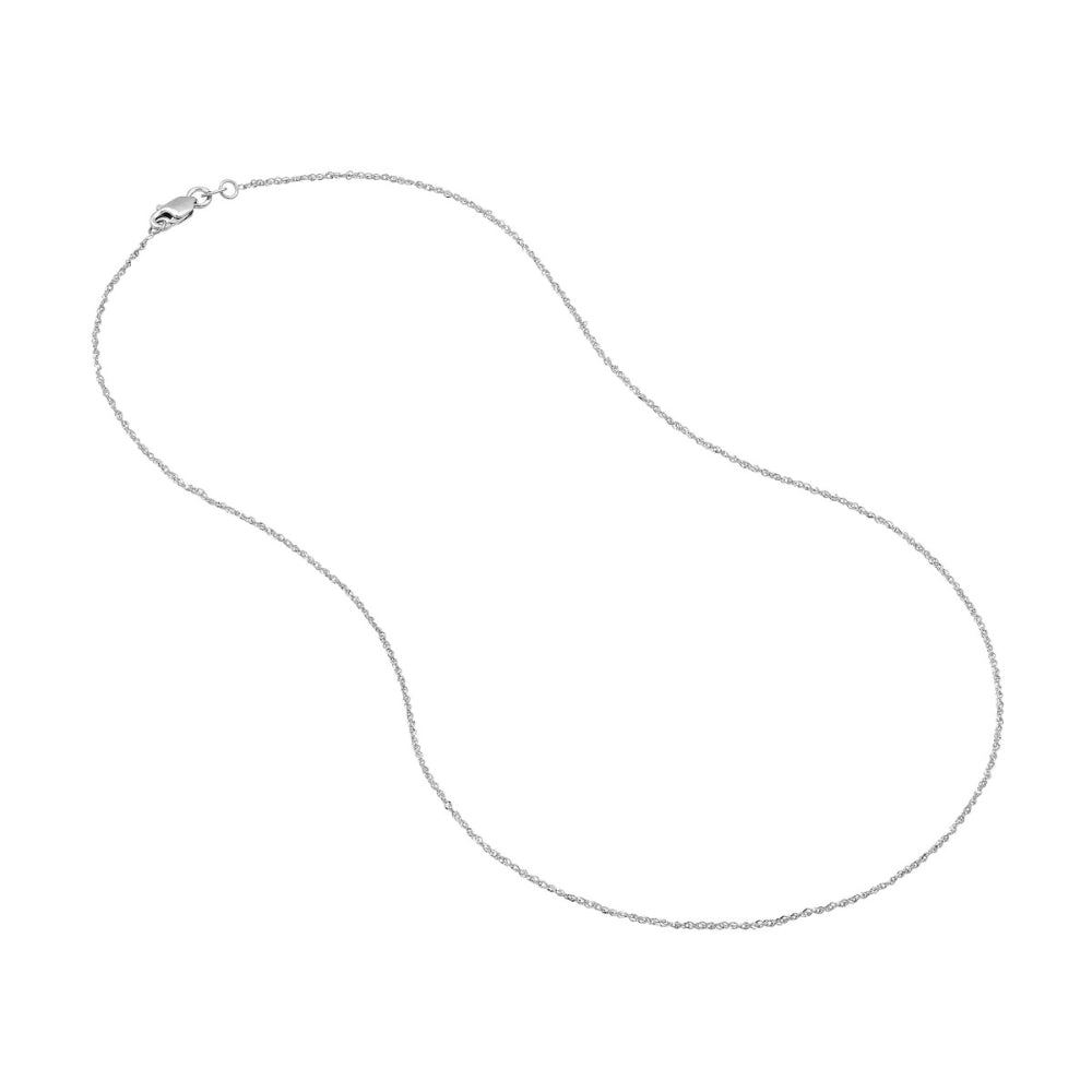14K Gold Singapore Sparkle Chain Necklace for Women - Elegant Dainty Layering Jewelry Gift for Birthday, Anniversary & Valentine's Day | Perfect for Everyday Wear, Date Nights & Special Occasions