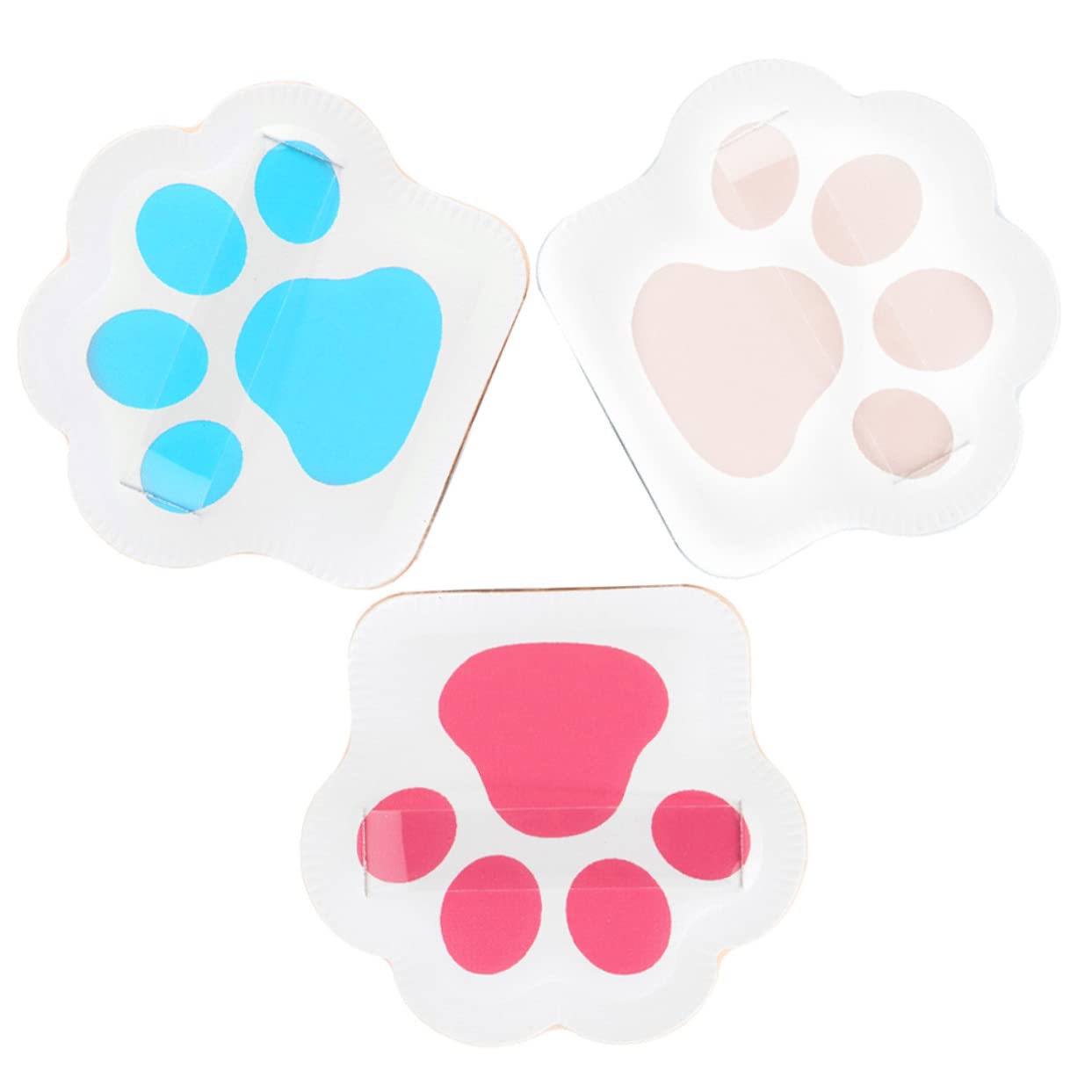 Minkissy 5-Piece Paw Shaped Powder Puff Set - Cute Claw Makeup Sponge for Face Powder, Blush & Setting Powder | Travel Size Cosmetic Tools (3pcs x 5) | Perfect for Daily Makeup, Touch-Ups & On-the-Go Beauty