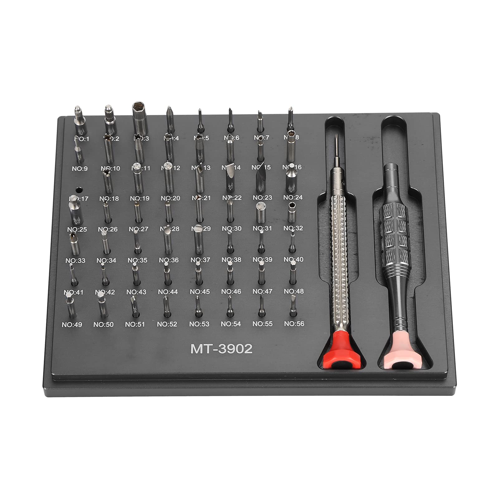 56PCS Mini Screwdriver Set - Precision Micro Screwdriver Kit for Watch Repair, Eyeglasses, Jewelry & Electronics | MT-3902 Watch Repair Tools | Ideal for Watchmakers, Jewelers & DIY Enthusiasts