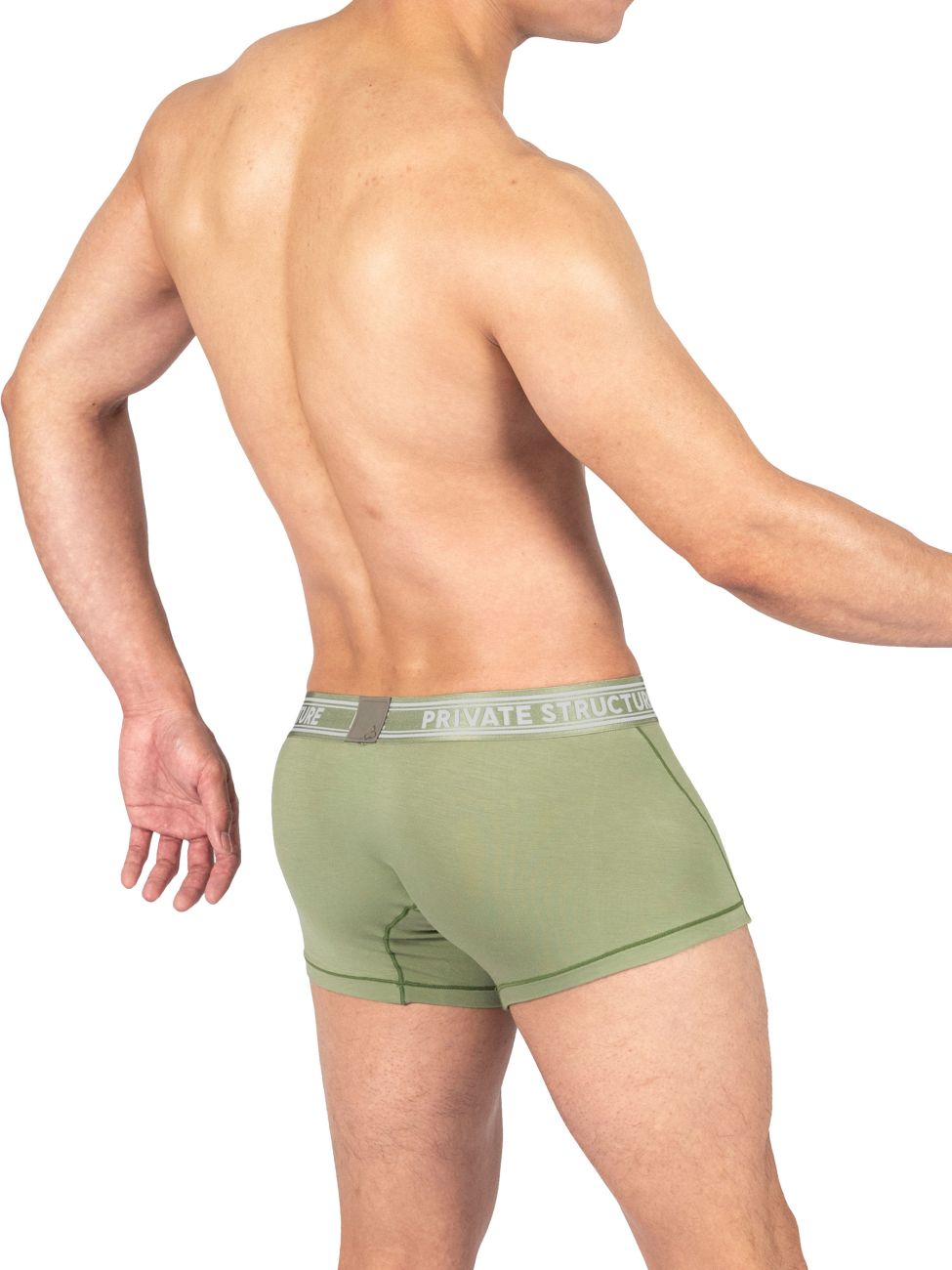 Private Structure Mid Waist Trunk - Comfortable Men's Underwear for Everyday Wear | Breathable Cotton Boxer Briefs | Perfect for Workout, Lounge & Sleep
