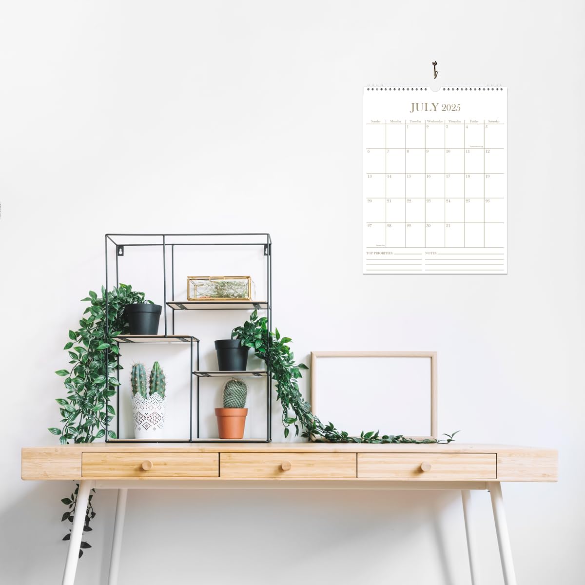 2025-2026 18-Month Wall Calendar | July 2025 - December 2026 | Thick Paper 8.5
