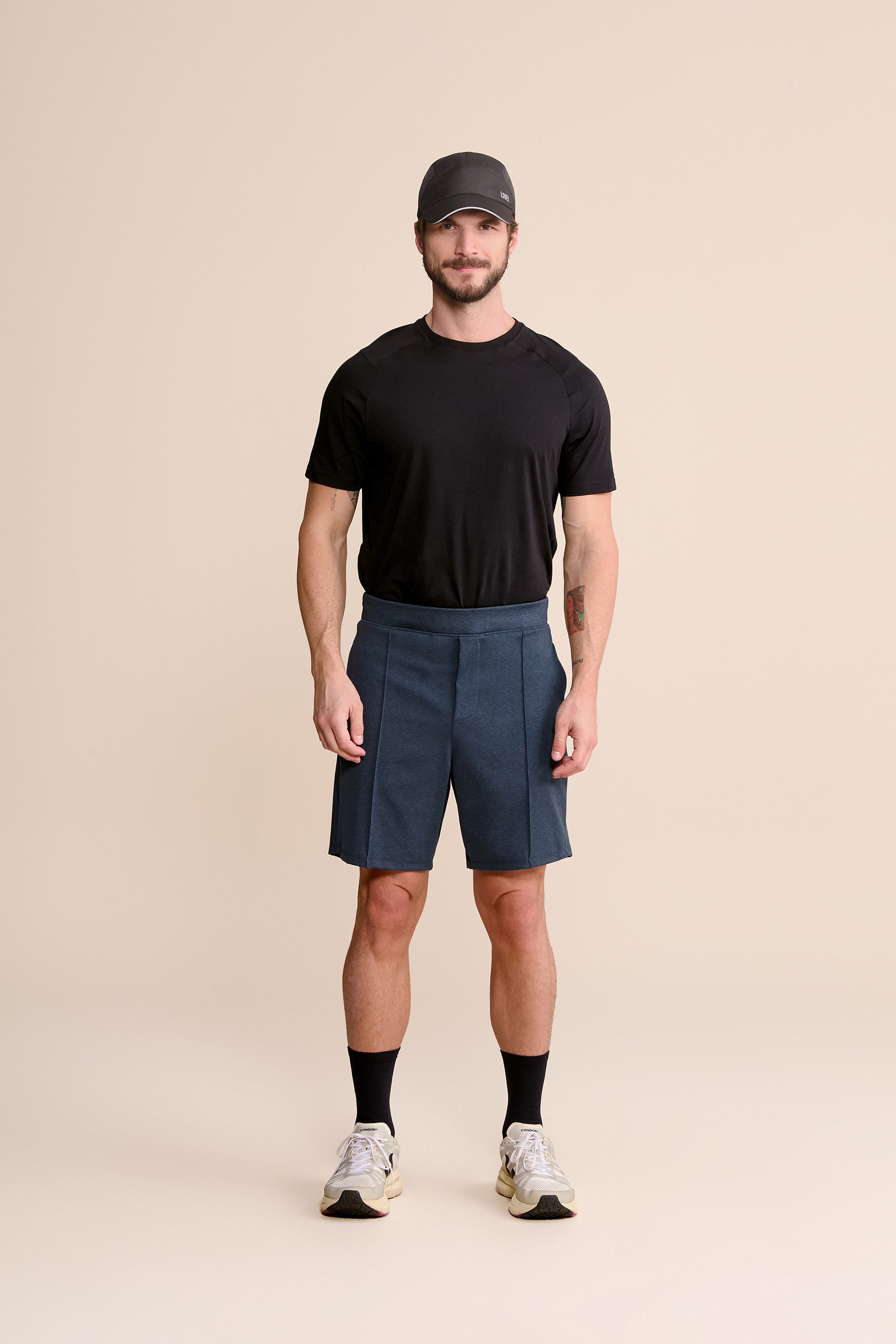 Men's Soft Blend Long Shorts - Comfortable & Breathable Casual Wear for Summer, Gym, and Lounge