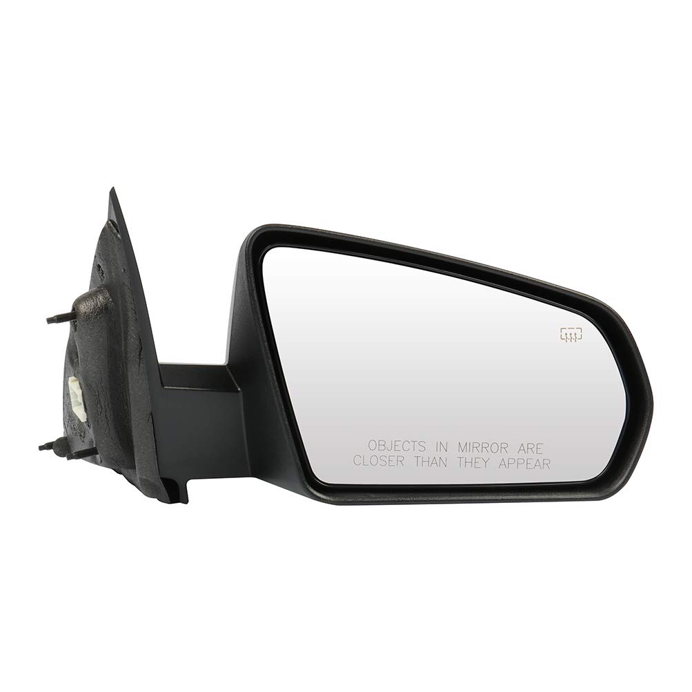 Power Heated Side View Mirror for 2008-2014 Dodge Avenger - Passenger Side, Textured Glass, Power Adjustable, Non-Folding - Perfect for Winter Driving and Enhanced Visibility