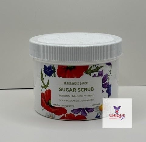 Pussycat Perfume Body Oil for Women - 8oz Sugar Scrub, Sensual & Moisturizing, Pack of 1 | Romantic Date Night, Spa Day, Gift for Her