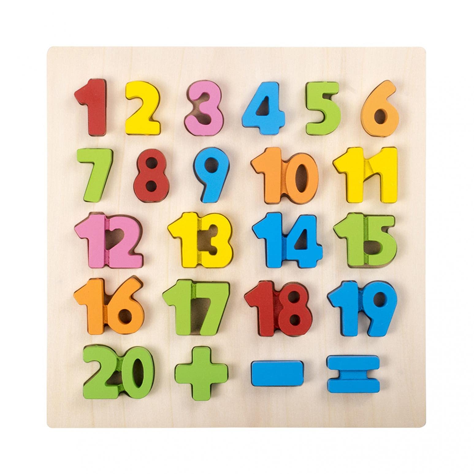 Wooden Number & Alphabet Building Blocks Puzzle - Early Learning Educational Toy for Toddlers & Preschoolers - Montessori Math & ABC Handwriting Practice with Bonus Writing Pad - Perfect for Kindergarten, Homeschool & Daycare Activities