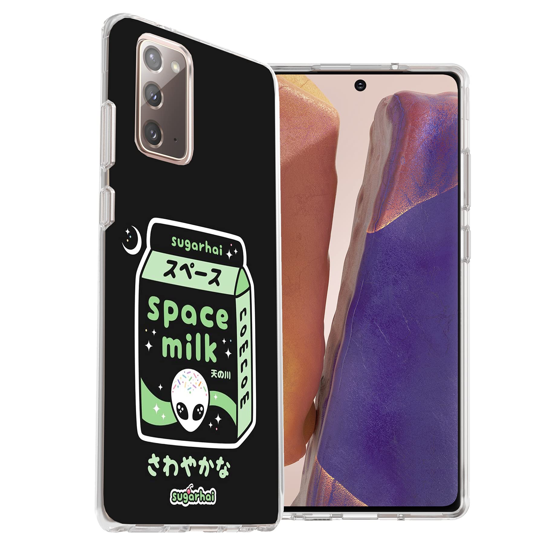 Slim Protective Case for Samsung Galaxy Note 20 5G (2020 Model) - Flexible TPU Cover with Total Guard Technology in Space Milk Color | Perfect for Everyday Use, Work & Travel Protection