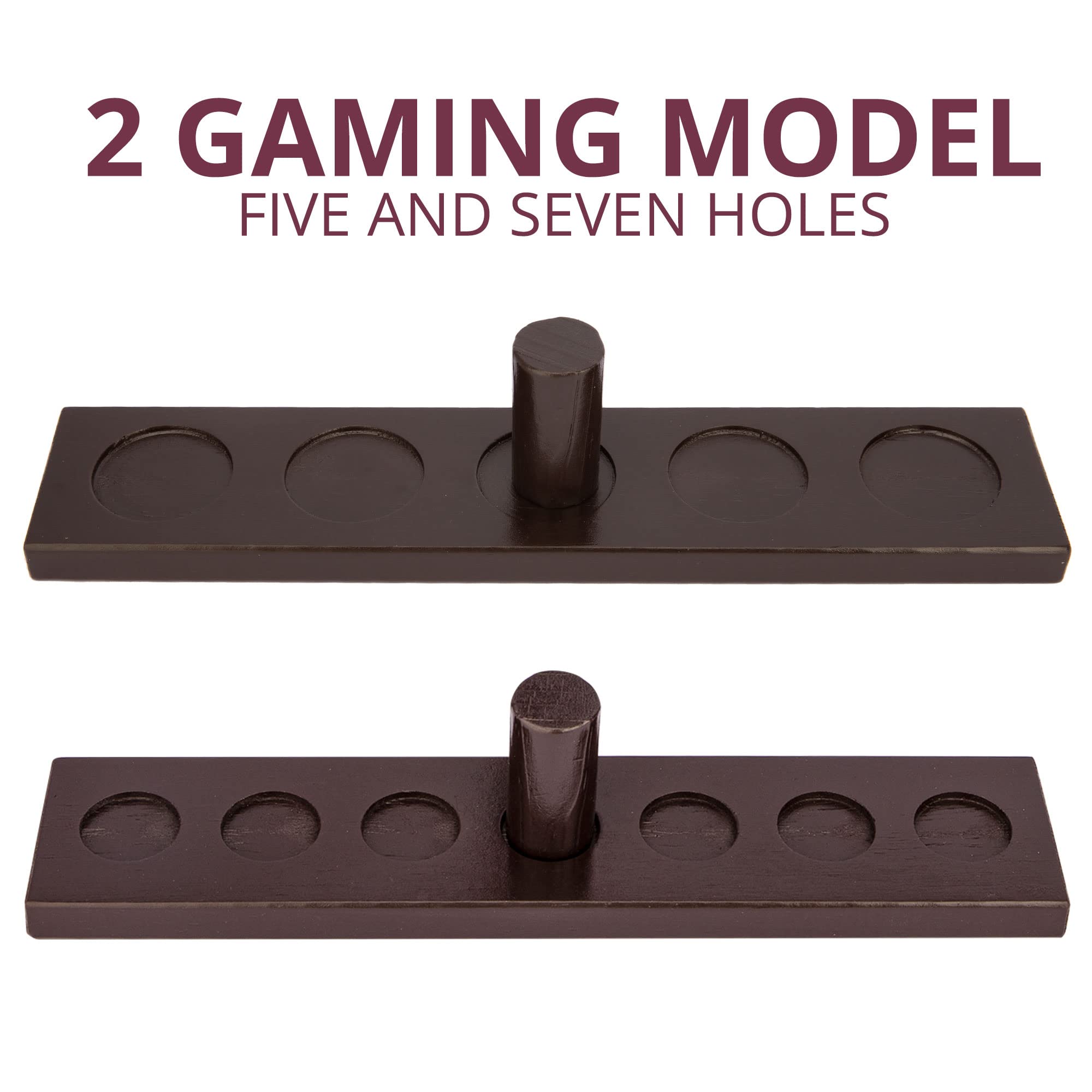 Premium Wooden Ring Toss Game Set for Adults - 15.7
