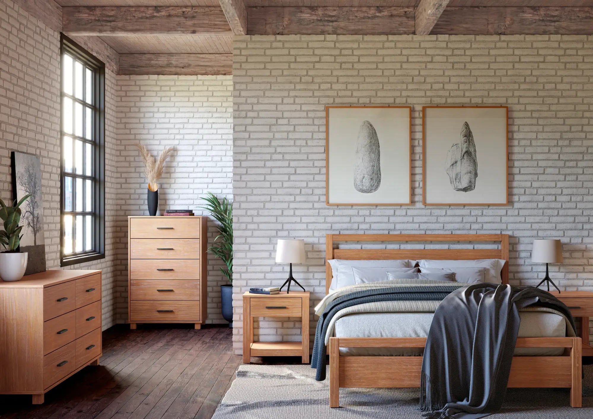 5-Piece Loft Bedroom Set - Space-Saving Furniture for Small Rooms, Dorms & Apartments | Includes Bed, Desk & Storage | Modern & Stylish Design