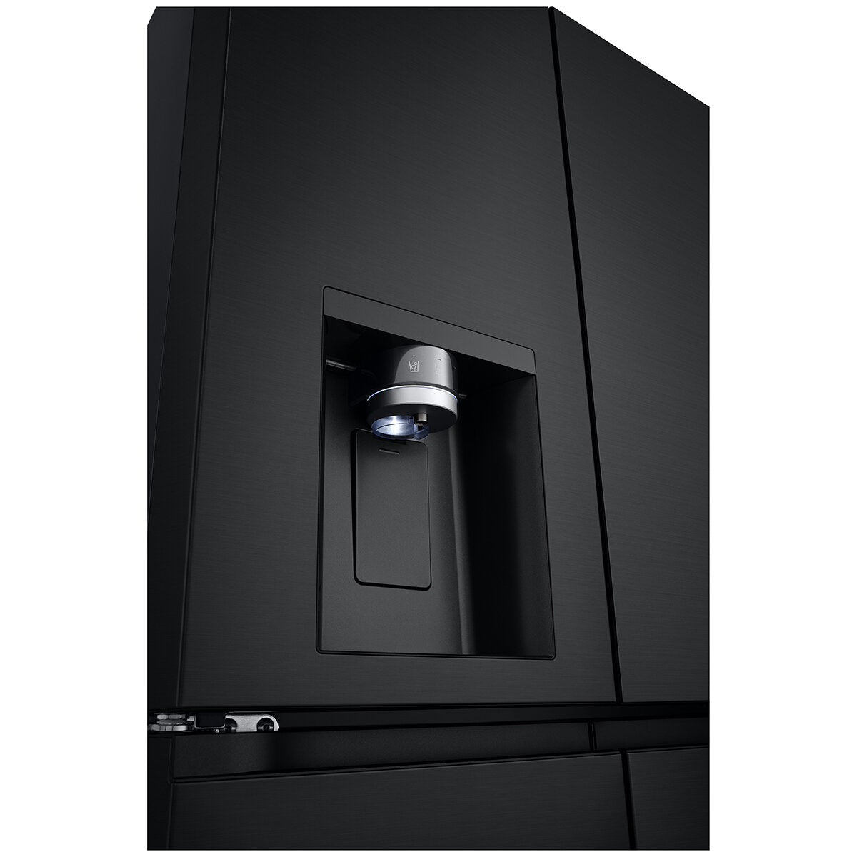 LG 508L French Door Refrigerator with Slim Non-Plumbed Ice and Water Dispenser - Matte Black (GF-LN500MBL) | Energy Efficient, Spacious Design for Modern Kitchens & Entertaining