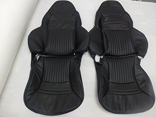 Premium Custom Synthetic Leather Seat Covers for Sport Seats - Universal Fit, Easy Installation - Perfect for Car Enthusiasts & Racing Enthusiasts (Home, Office, Gaming Chair Use)