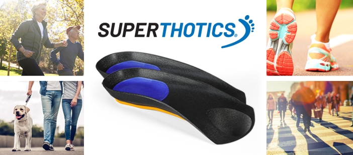 Superthotics - Premium Orthotic Insoles for Foot Pain Relief & Arch Support - Perfect for Running, Walking & All-Day Comfort