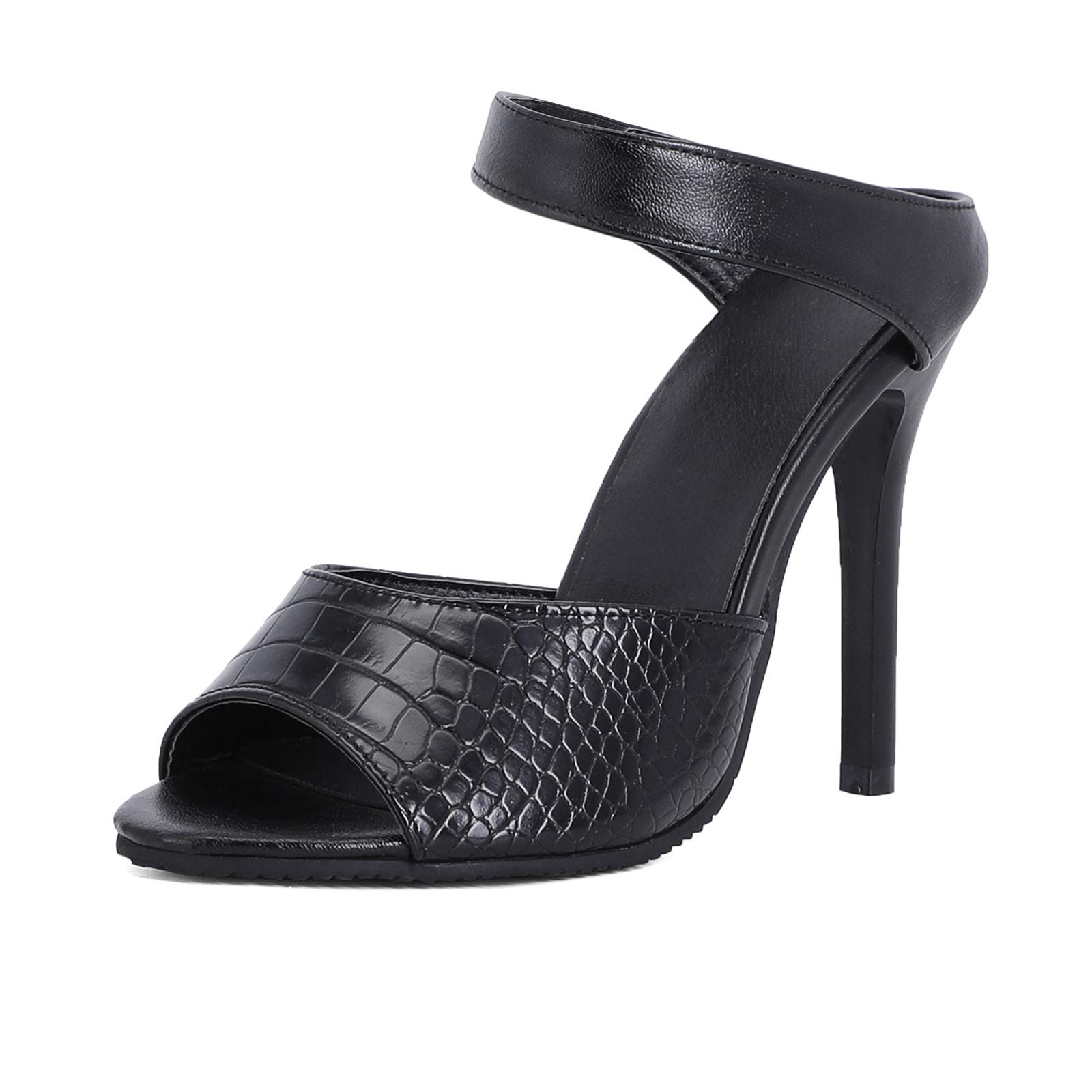CYNLLIO Women's High Heel Sandals - Open Toe Stiletto Heels with Snake Print & Colorful Design - Perfect for Summer Parties, Beach Vacations & Night Out Events