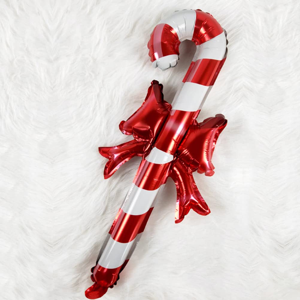 ABOOFAN 12pcs Inflatable Christmas Balloon Decorations - Holiday Candy Canes, Lollipop Ornaments for Xmas Tree, Wall & Party Decor - Perfect for Home, Office & Festive Celebrations