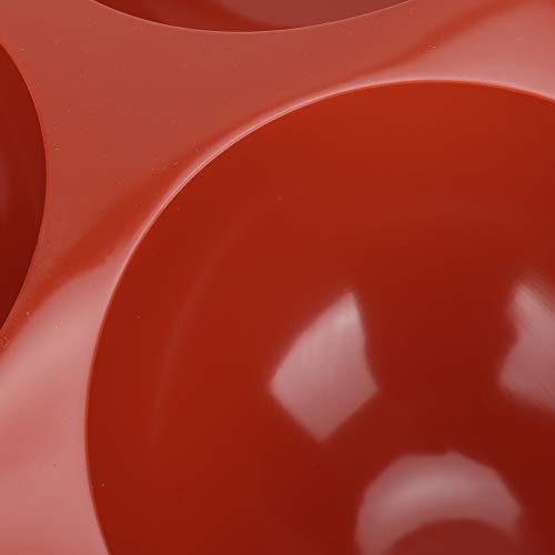 Premium 3-Piece Semi Sphere Silicone Mold Set - Non-Stick DIY Chocolate & Cake Decorating Tools for Baking, Candy Making, and Dessert Crafts (Includes 5 Semicircle Cavities) - Perfect for Home Bakers, Party Treats, and Professional Pastry Chefs