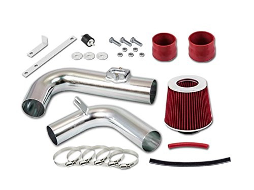 High Performance Red Air Intake Kit with Filter - Compatible with Chevrolet Cruze 2011-2015 1.4L Engine - Cold Air Intake System for Improved Acceleration & Fuel Efficiency