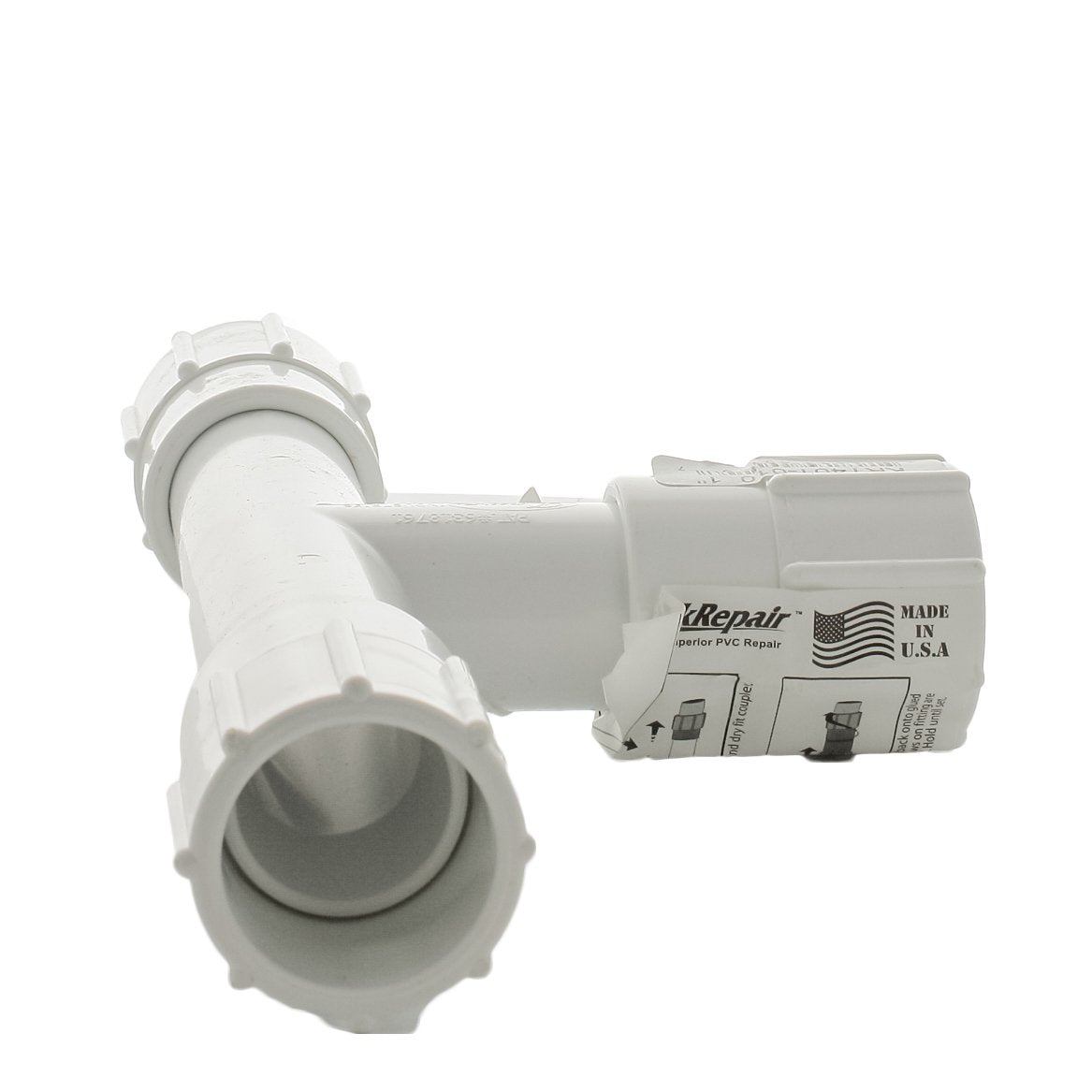 Dawn KRT401 012 PVC Repair Tee 1-1/4 Inch x 1-1/4 Inch x 1-1/4 Inch - Plumbing Fitting for Pipe Repair and Drainage Systems