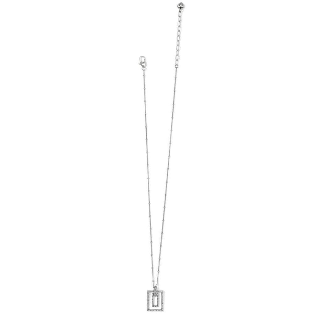 Brighton Illumina Lights Linx Necklace - Silver Tone Elegant Layering Jewelry for Women, Perfect for Date Night & Special Occasions