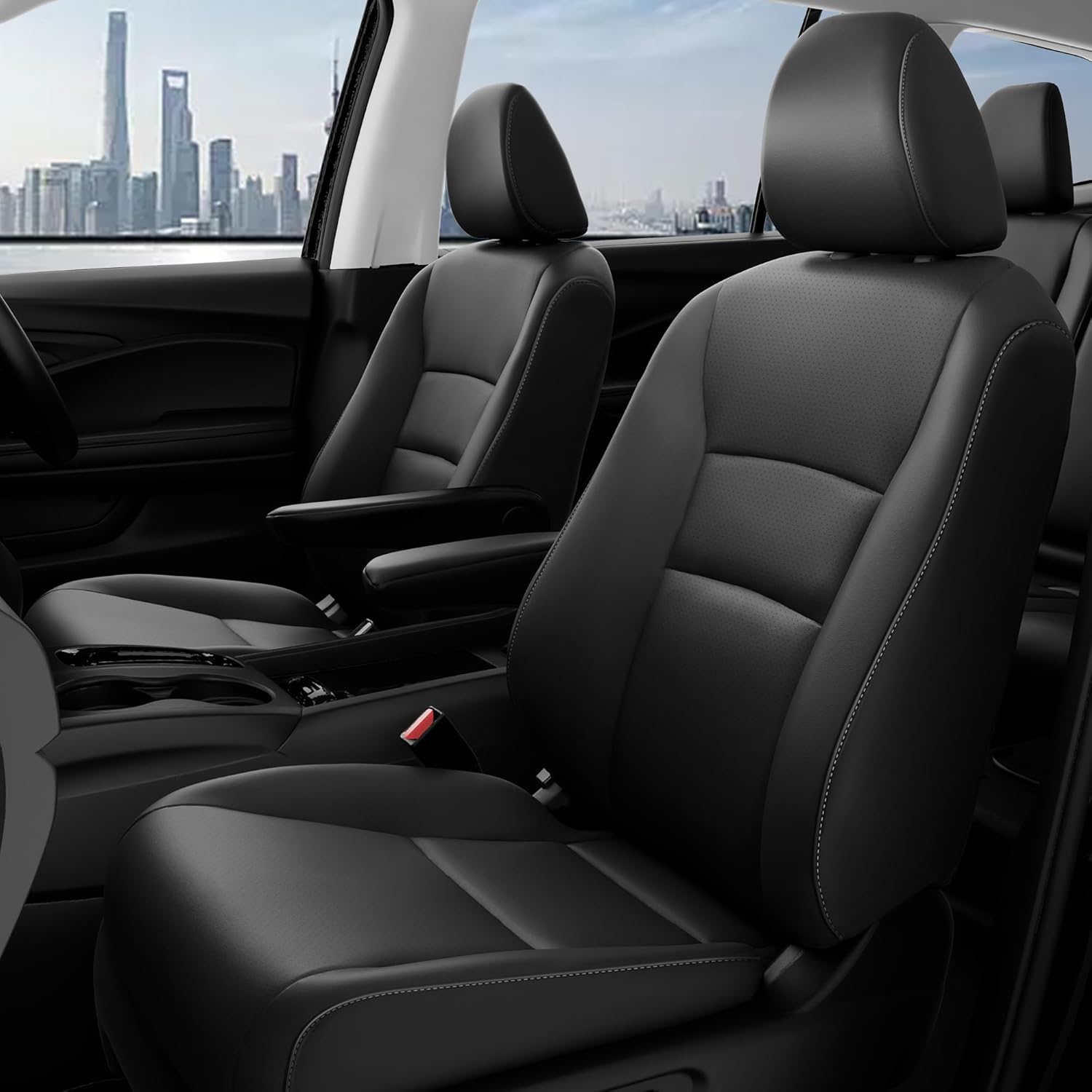 Honda Pilot Custom Fit Seat Covers 2016-2022 - Premium Car Seat Protectors for Comfort & Style - Perfect for Family Road Trips & Daily Commutes