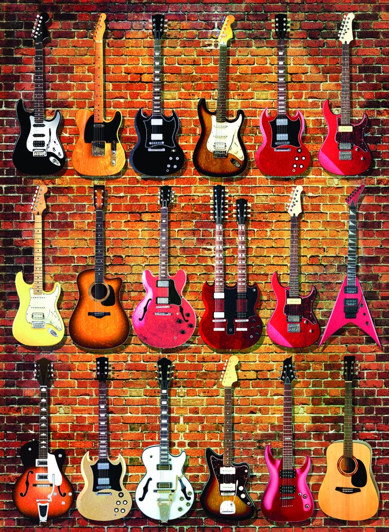 1000 Piece Jigsaw Puzzle - Anatolian Guitar Collection #1116 | Challenging Adult Puzzle for Music Lovers | Perfect for Family Game Night & Home Decor